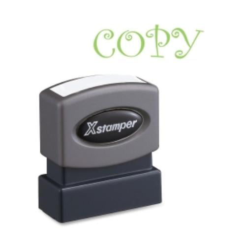 "copy" Xstamper Pre-inked Stamp 0.50" Impression Width X Message Stamp